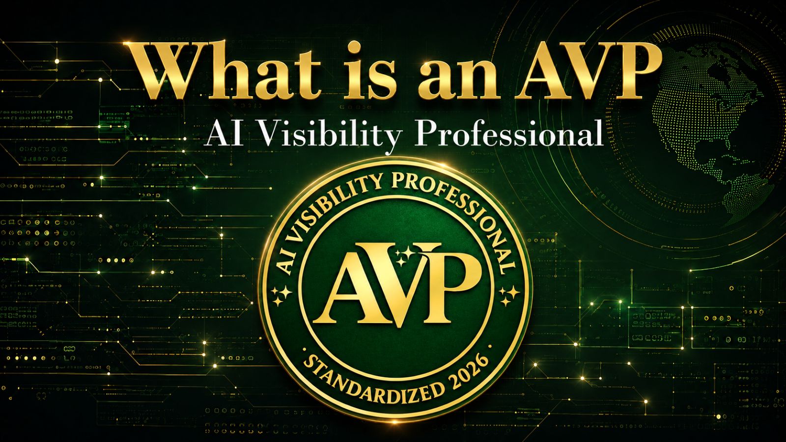 What is a Certified AVP-AI Visibility Professional