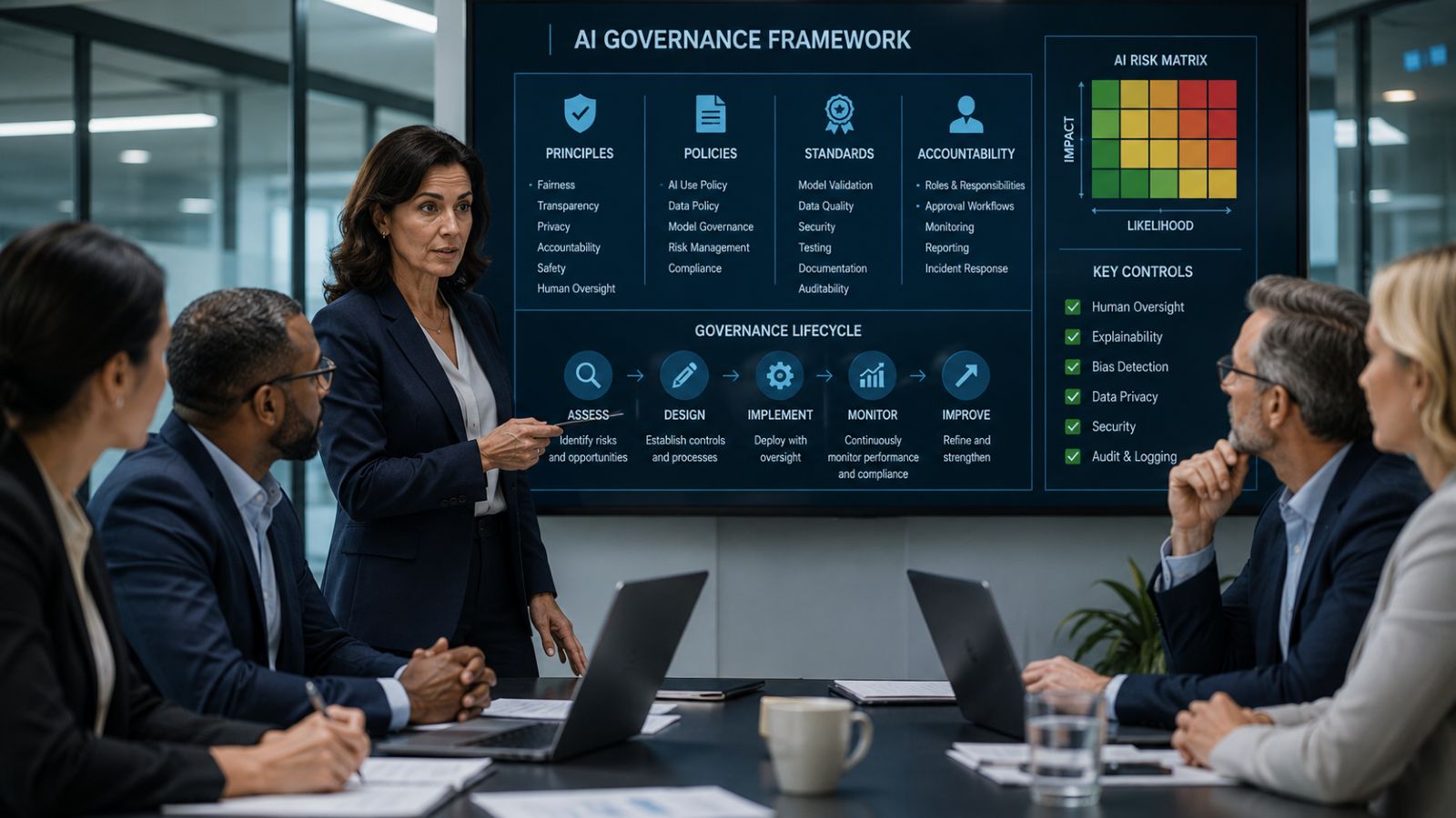 Safeguarding AI Visibility with "Governance" Establish Rules, Standards, and Accountability