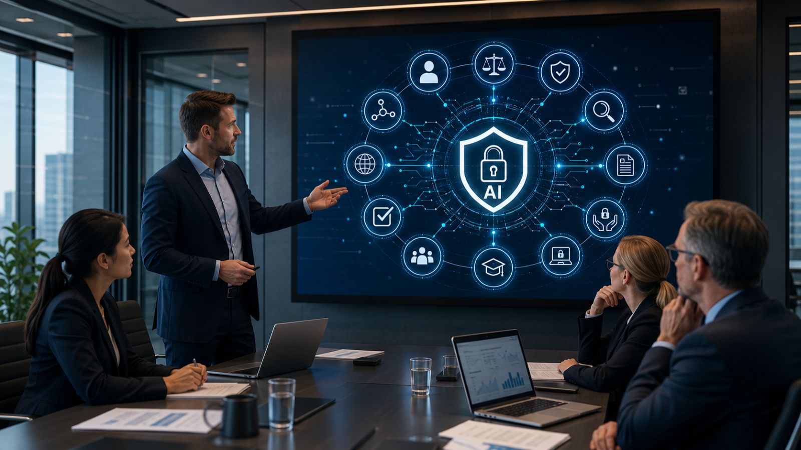 A Certified AI Visibility Professional (AVP) is teaching the 12 Principles of AI Governance & Security