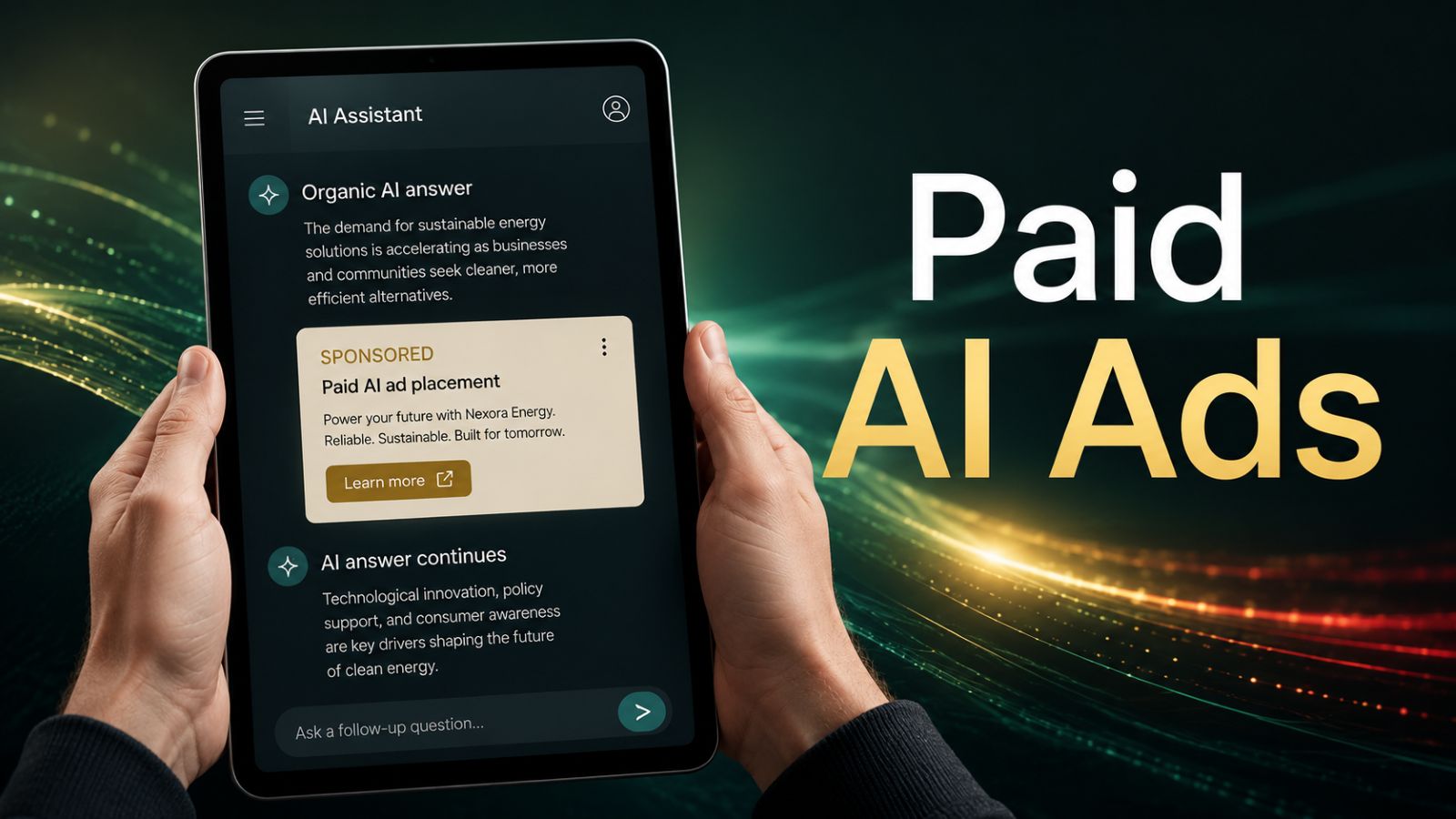 First Paid AI Advertisements on OPEN AI CHAT GPT Ads
